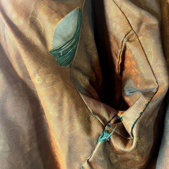 Greg Bell Faux Fur Collar Coat Black with Brown Fur Size‎ Small - Picture 12 of 13